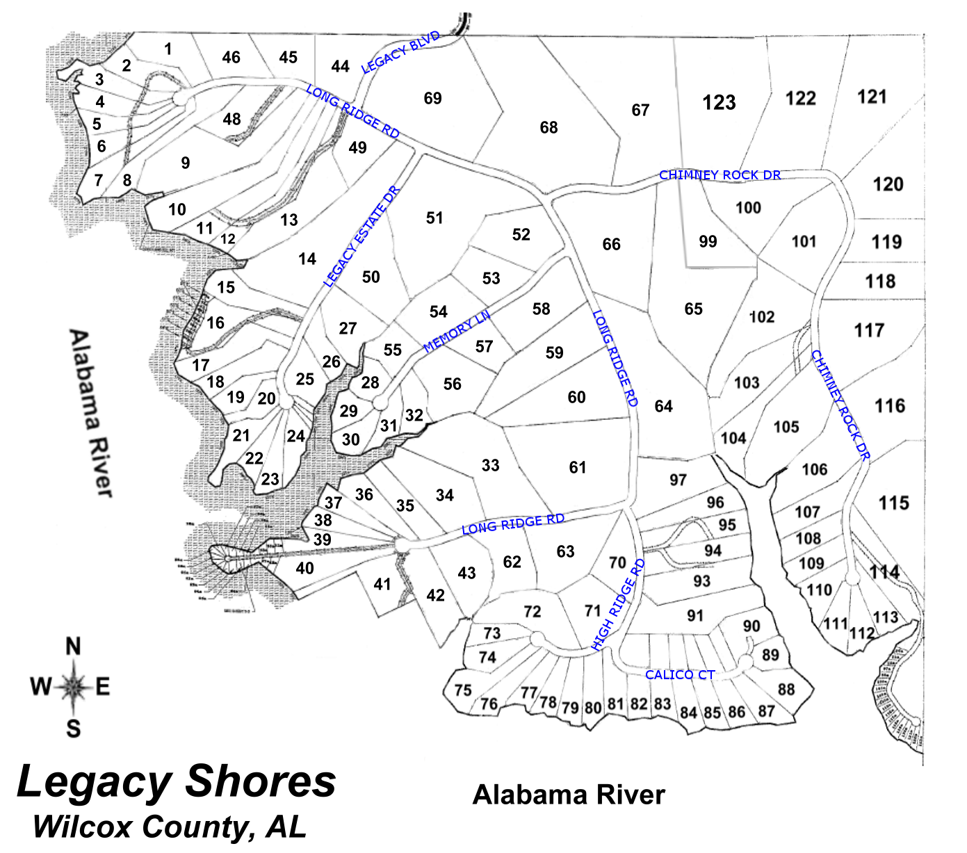 Legacy Shores Home Owners Association Maps